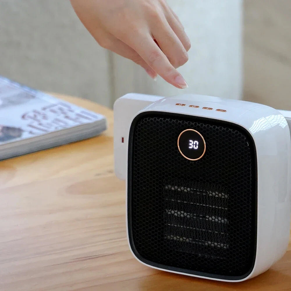 (image for) Instant Heating Bladeless Fan Desktop Wall-mounted Heater Bladeless Heater Household Desktop Small Household Heater